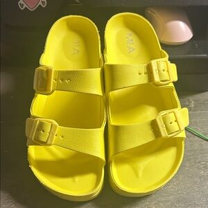 MIA Bright‎ Yellow Sandals